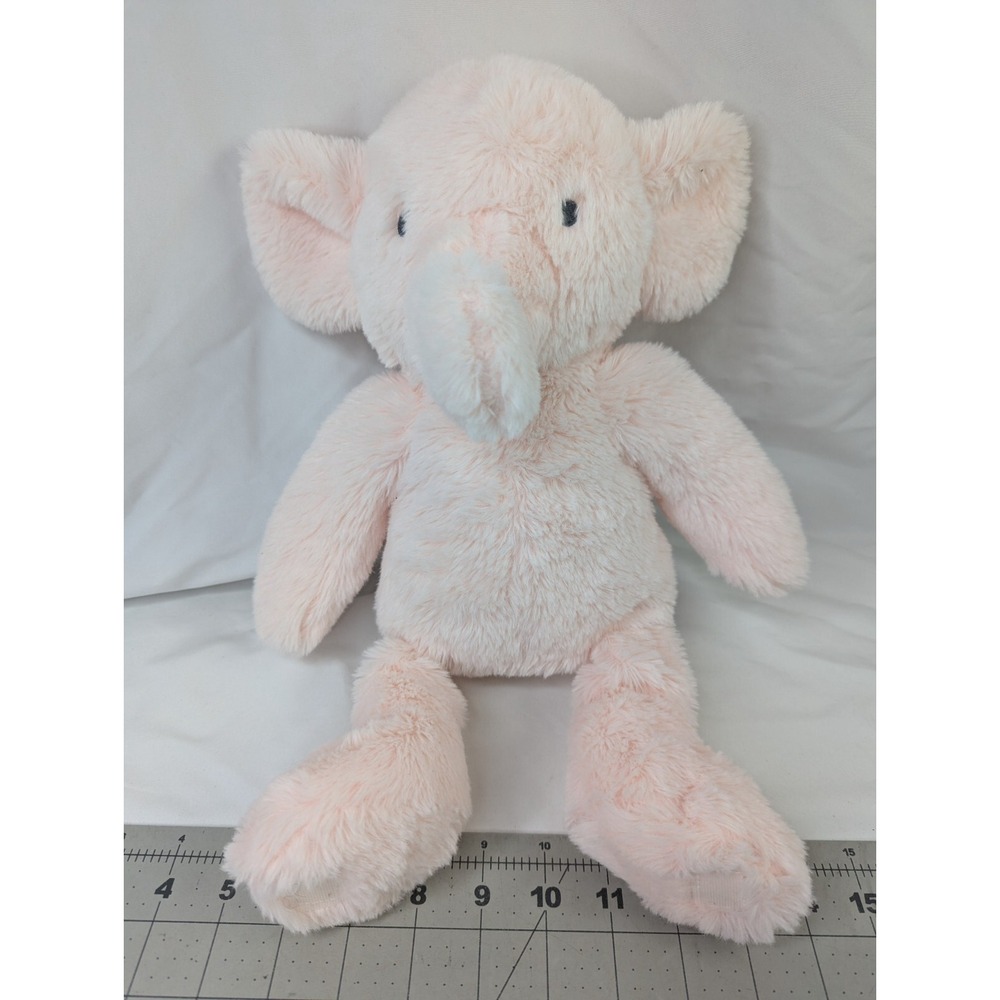 Cloud Island Pink Elephant Plush 14 Inch Stuffed Animal Toy